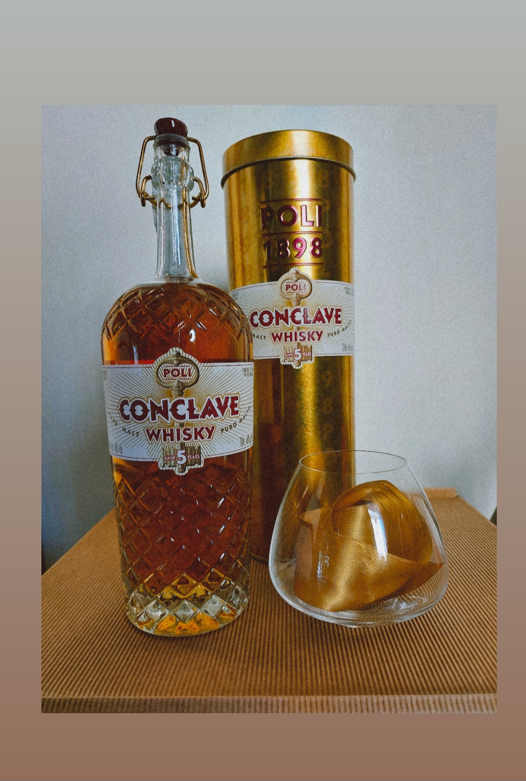 WHISKY - SEGRETARIO DI STATO CONCLAVE (TUBO IN LATTA)
